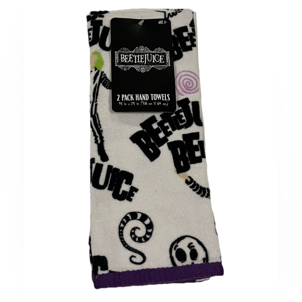 Beetlejuice Kitchen Towels set of 2
